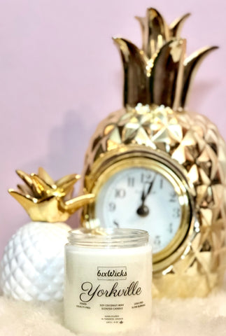 Yorkville scented soy candles Toronto Canada